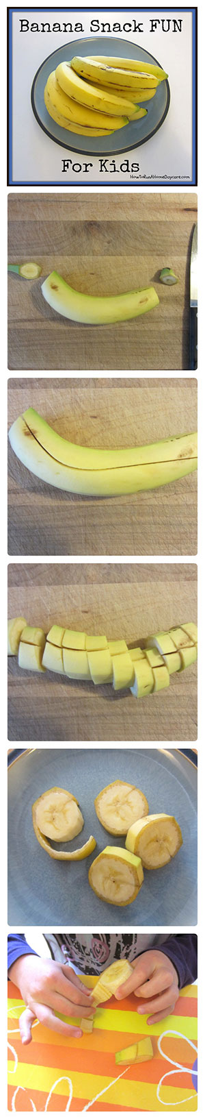 Banana Snack Collage