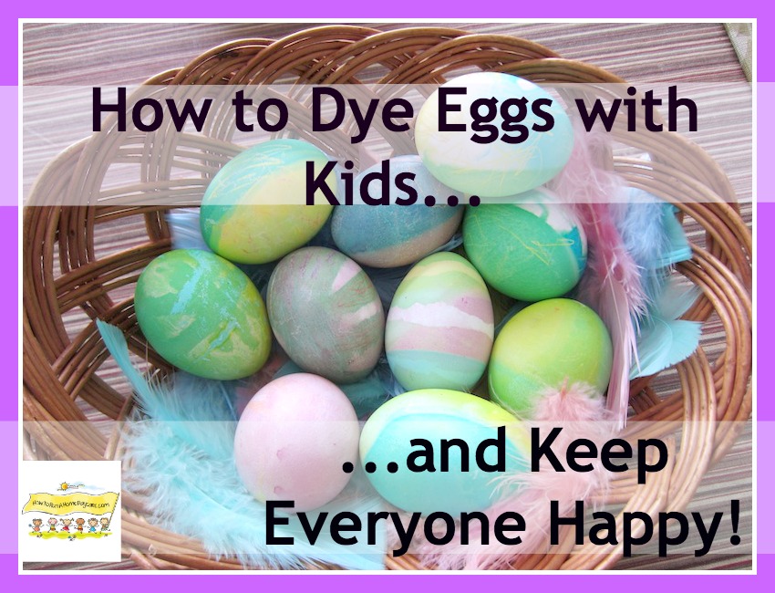 How to dye eggs with kids
