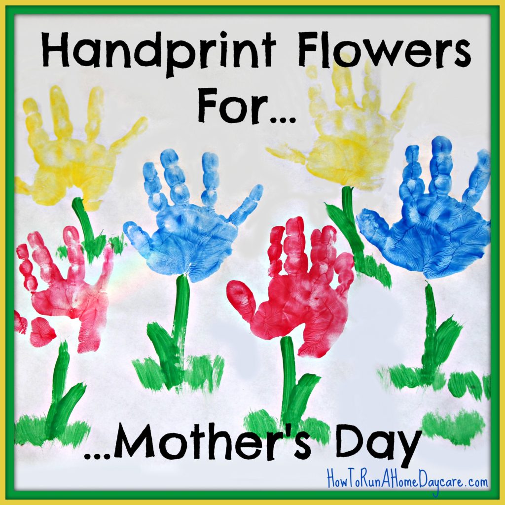 handprint flowers