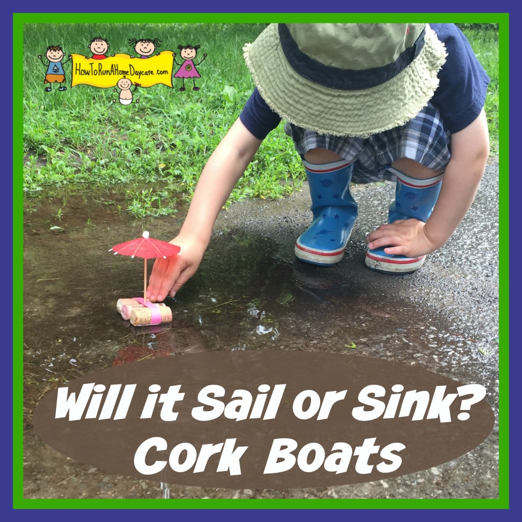 sail or sink cork boats