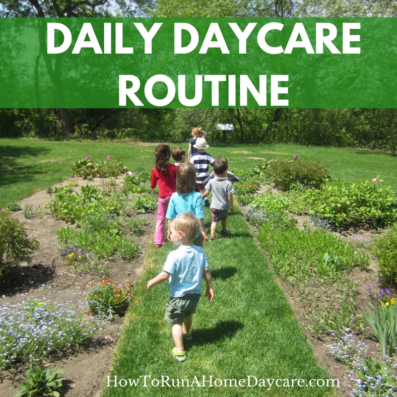 daily daycare routine